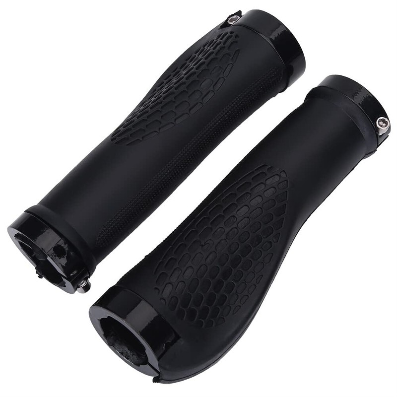 Tefola 1Pair Bicicleta Antideslizante Manillar Grips Ciclismo Mango Cubierta Grip(Black)