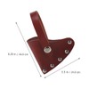 Gadpiparty Outdoor Leather Axe Head Cover Portable Hatchet Protector with