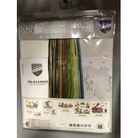 Vervaco Zählmuster Waldspaziergang Zählmusterpackung-Stickpackung im gezählten Kreuzstich, Baumwolle, Mehrfarbig, 36 x 20 x 0.3 cm