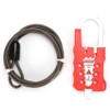 Adjustable Stainless Steel Cable Lockout Industrial Equipment Safety Lock Device