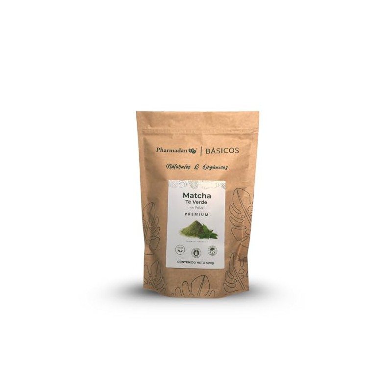 Pharmadan, Te Verde Matcha Genuino 100% Puro Sin Azucar Premium