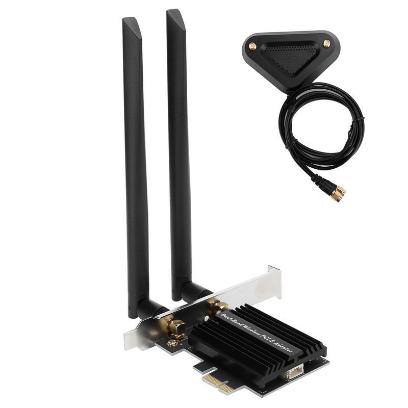 Network Card Desktop Dual Band Adapter with 8DB Antenna Extension