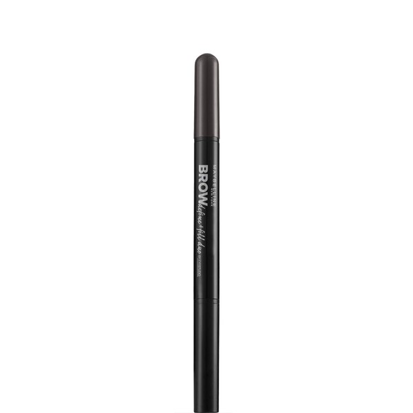 Maybelline New York Satin Duo Eyebrow Pencil with Powder No. 05 Black Brow Pack of 2