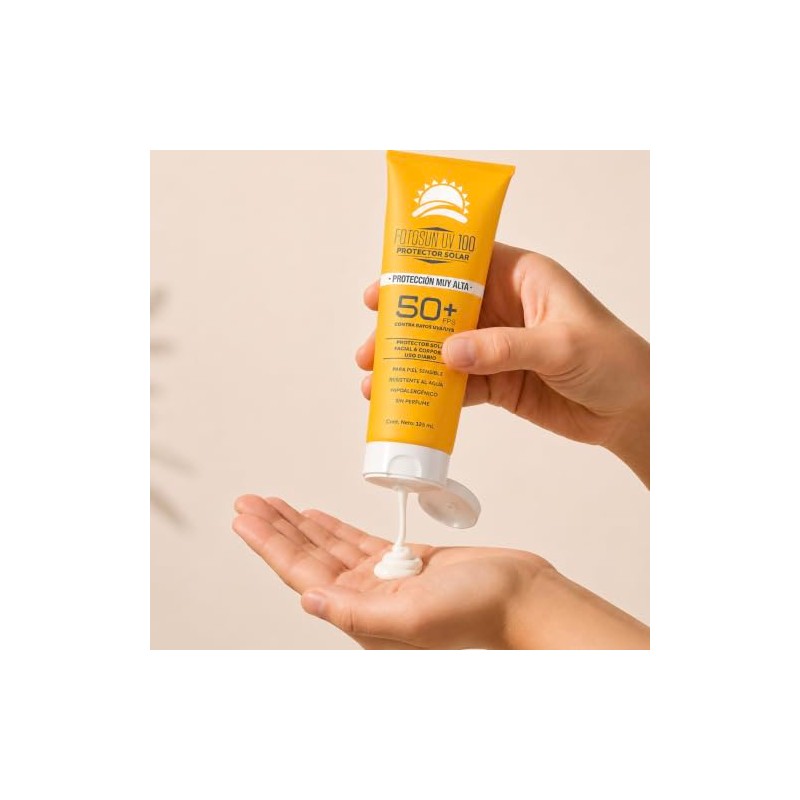Fotosun Fps Protector Solar Adulto 125 Resistente Agua Bloqueador Facial