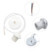 OMIGA 2 Pieces Ceiling Rose Light Fitting Vintage Pendant E27
