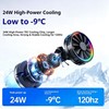 Magnetic Cell Phone Cooler for Gaming, 24W Cellphone Cooling Fan