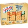 Lance Sandwich Crackers, Captain's Wafers, Variety Pack, 8 Individual Packs,