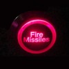 ESUPPORT Black Shell 12V Momentary Car Vehicle Red LED Light
