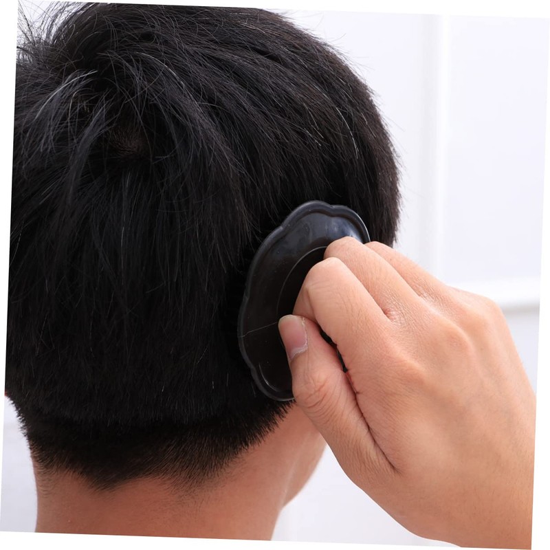 LALAFINA 4pcs Hair Shampoo Brush Scalp Massager Bristle Brush for
