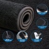 RTBQJ-AT Dark Grey Bath Mat Non Slip Extra Large Bath