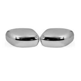 A-PADS Compatible with(Just Overlay Stick on, NOT for SNAP in Replacement) Chrome Mirror Covers for 2005-06 07 08 09 2010 Chrysler 300+C/Dodge Charger 2006-10 & Magnum 06-2008 - Chromed Mirrors