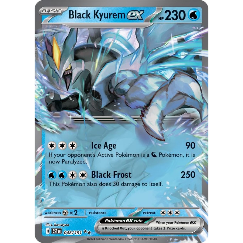 Pokemon - Black Kyurem ex 049/191 - Surging Sparks –