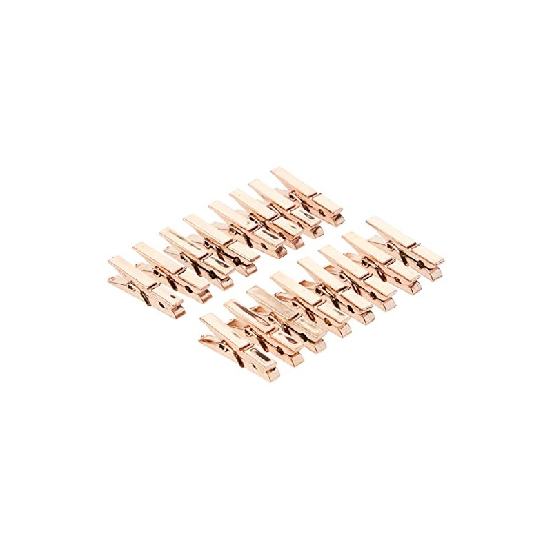 Dovecraft Essentials Metallic Pegs-Rose Gold, Multi Colour, 1
