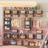 Lyuwanxian 4-Tier Hanging Closet Organizer with 360°Rotating Hooks – Foldable