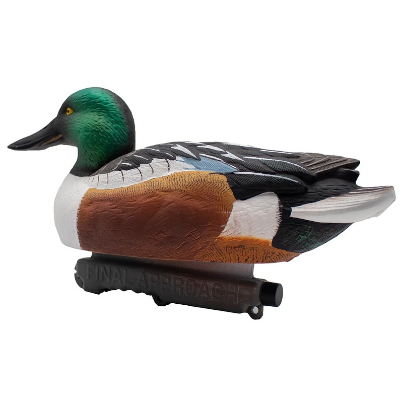 Final Approach Live Floating Northern Shovelers, Decoy 6 Pack in
