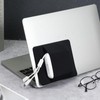 Aeaocvo Mouse Holder Sleeve, Adhesive Mouse Pocket for Laptop, 5.7x4.7in