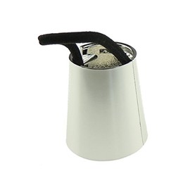 Damen groÃe 4cm Metallmanschette Pferdeschwanz Haar elastisch Silber Ton