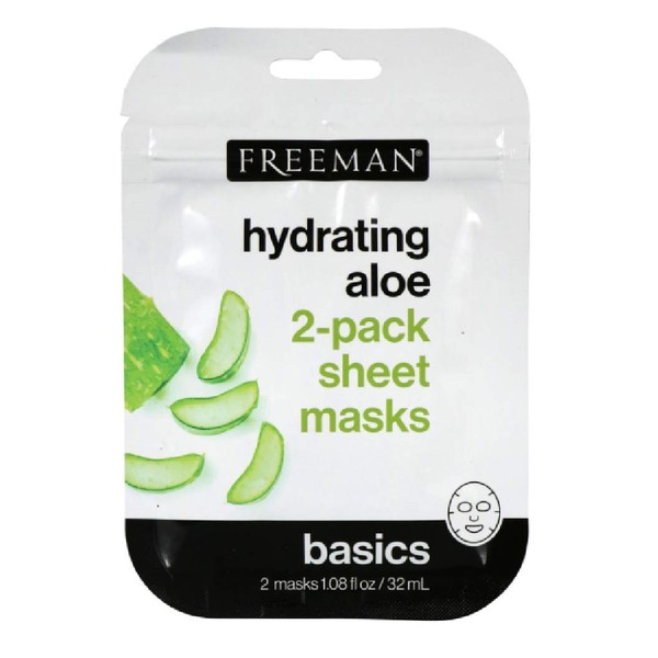 Freeman Hydrating Aloe Sheet Masks, 2-ct. Packs