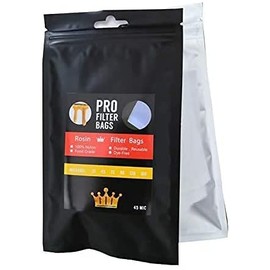 Rosin Press Bags 37 Mic 1.75 X 4 Inch 37 Micron Rosin Press (10pcs) Rosin Press Bags - 3 Corner Double Stitch