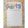 YLAB - 40 Party Invitations & Envelopes - Let's Have