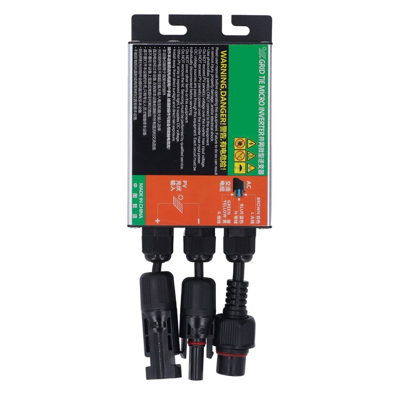 MPPT Solar Grid Tie Inverter Pure Sine Waving Aluminium Alloy