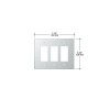 C.R. Laurence CRL Clear Triple Designer Acrylic Mirror Plate PMP302
