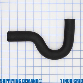 Supplying Demand 86-25172-08 HVAC Rubber P-Trap Fits Over 3/4 Inch PVC Pipe