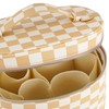 UUYUUY - Estuche de maquillaje para cambiador, blanco, beige (Beige