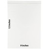 BNY Corner 2 Mil 9x12 Clear Plastic Zip Lock Bags,