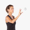 ARTZT neuro Ball Marsden Ball Large Letters, White/Black, 6 cm