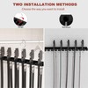 Cuipingoo Belt Hanger for Closet Max 42 Belts, 2-in-1 Wall