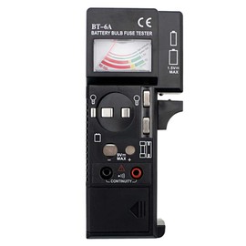 KOCKAFEJ Universal Battery Bulb and Fuse Tester 3 in 1 Batteries Checker for 1.5V 9V and Auto Household Bulbs and Fuses