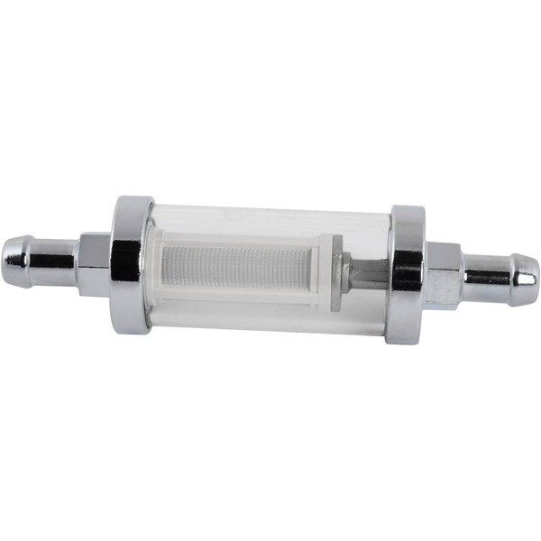 JEGS 15041 Clear In-Line Fuel Filter 3/8