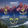 Heavy Duty Survival Grappling Hook – Multifunctional QUADPALM Grapple Hook