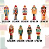 Kirako 9 Pcs Christmas Nutcracker Iron on Patches Colorful Soldier