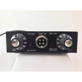 DELTA EC1 4 pin Cobra CB HAM DYNAMIC MIC AMPLIFER / ECHO CHAMBER w/ ROGER BEEP