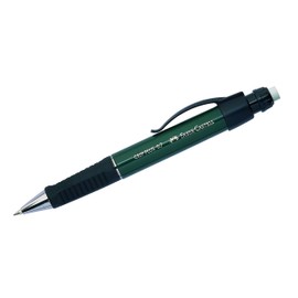 Faber-Castell Miscellaneous Grip Plus Mechanical Pencil, Green Metallic, 0.7mm, For Art, Craft, Drawing, Sketching, Home, School, University, Colouring