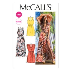McCall Pattern Company M6744 Misses' Dresses Sewing Template, Size Y (XSM-SML-MED)