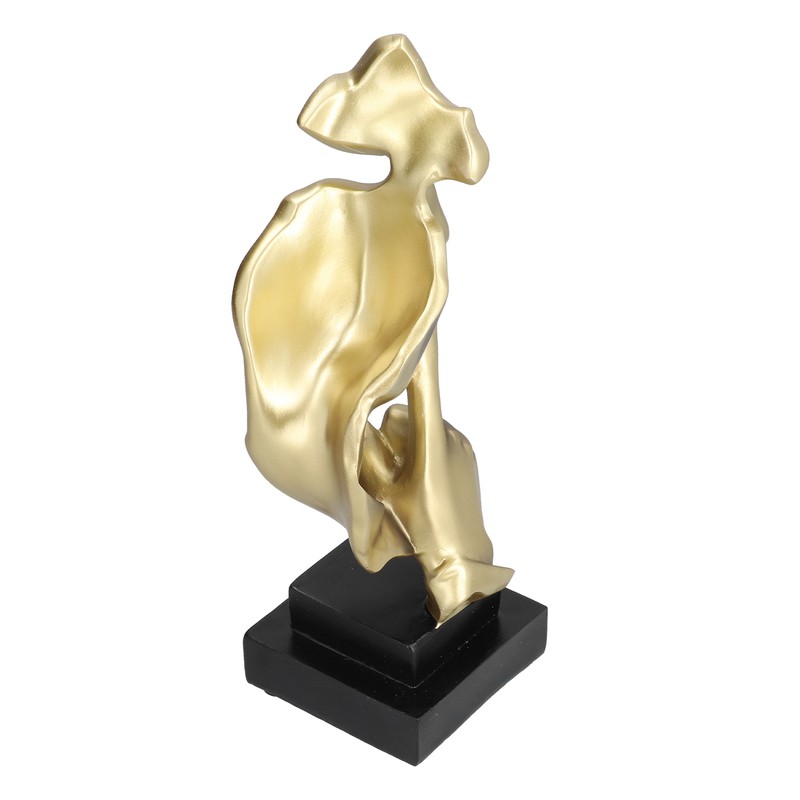 Silence Is A Golden Sculpture Simple Modern Abstract Keep Silent