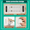 Improved Power Strip Cover Box(2 Pack) 丨Outlet Covers Baby Proofing丨Outlet