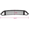 GRAND ORANGE Bumper Grille w/Turn Signal LED DRL Light Honeycomb