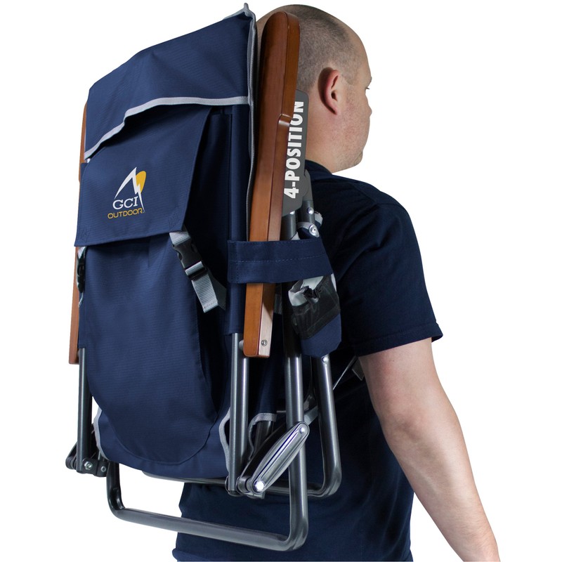 GCI Outdoor Wilderness Reclining Portable Backpack Chair