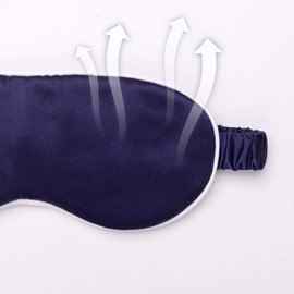 YANSER Silk Eye Mask, Stylish, Premium 6A Rank, Pure Silk, 100% Natural Silk, Anti-Aging, Skin Care, Good Sleep, Comfortable Sleep, Light Blocking
