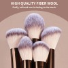 Maange 13 Brochas Maquillaje Profesional+bolsa+2 Esponjas Color Estilo 1