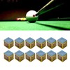 Ausla Pack of 12 Pool Chalk Cubes Non-Slip Pool Table