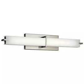Sunpark FL5324D-MCT Adjustable LED Vanity Lighting Fixture, 17W, Satin Nickel