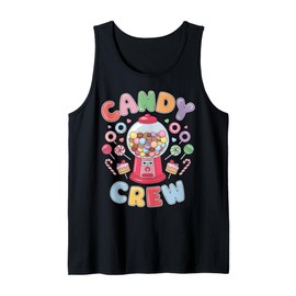 Candy Land Candy Crew Decorations Sweetie Cute Candy Squad Tank Top