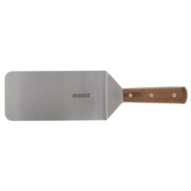 HUBERT Food Turner Stainless Steel with Rosewood Handle - 8"L x 3 1/4"W Blade