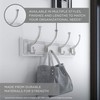 Liberty 129852 Four Hook 27-inch Wide Hat and Coat Rail/Rack