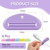 6 Pcs Toothpaste Squeezer Set, Plastic Toothpaste Saver, Hanging Toothpaste
